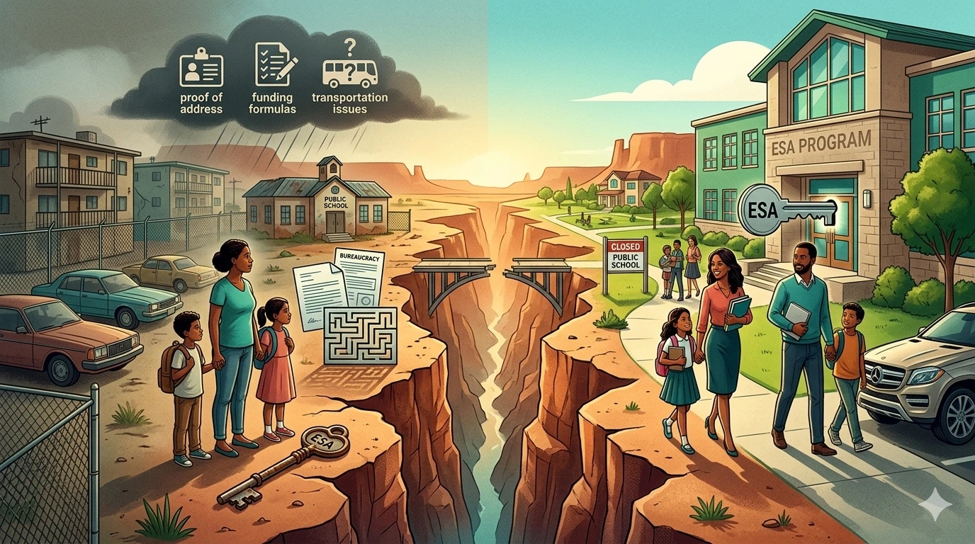 Arizona ESA Terbuka untuk Semua—Mengapa Keluarga Berpenghasilan Rendah Tidak Menggunakannya?