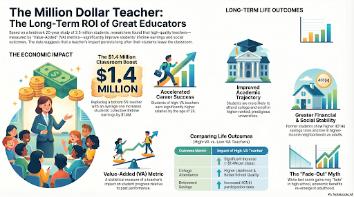 Bagaimana Guru Sekolah Dasar Mempengaruhi Kesuksesan Seumur Hidup