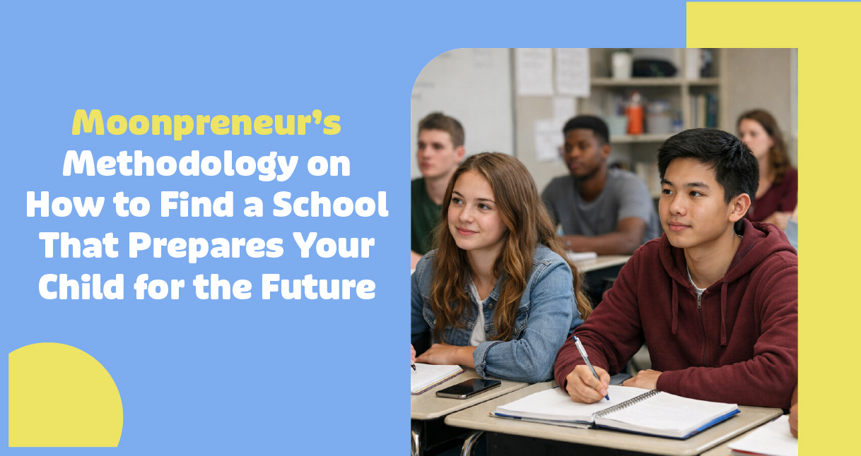 Metodologi Moonpreneur tentang Cara Mencari Sekolah untuk Anak