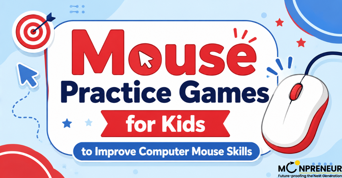 Mouse Practice Games for Kids: Learn Computer Skills